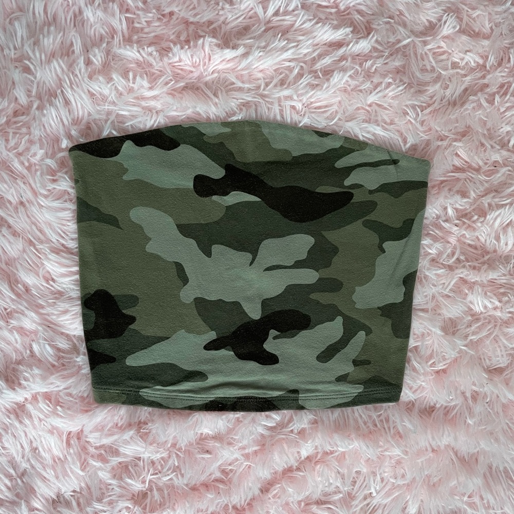 Garage Camouflage Tube Top